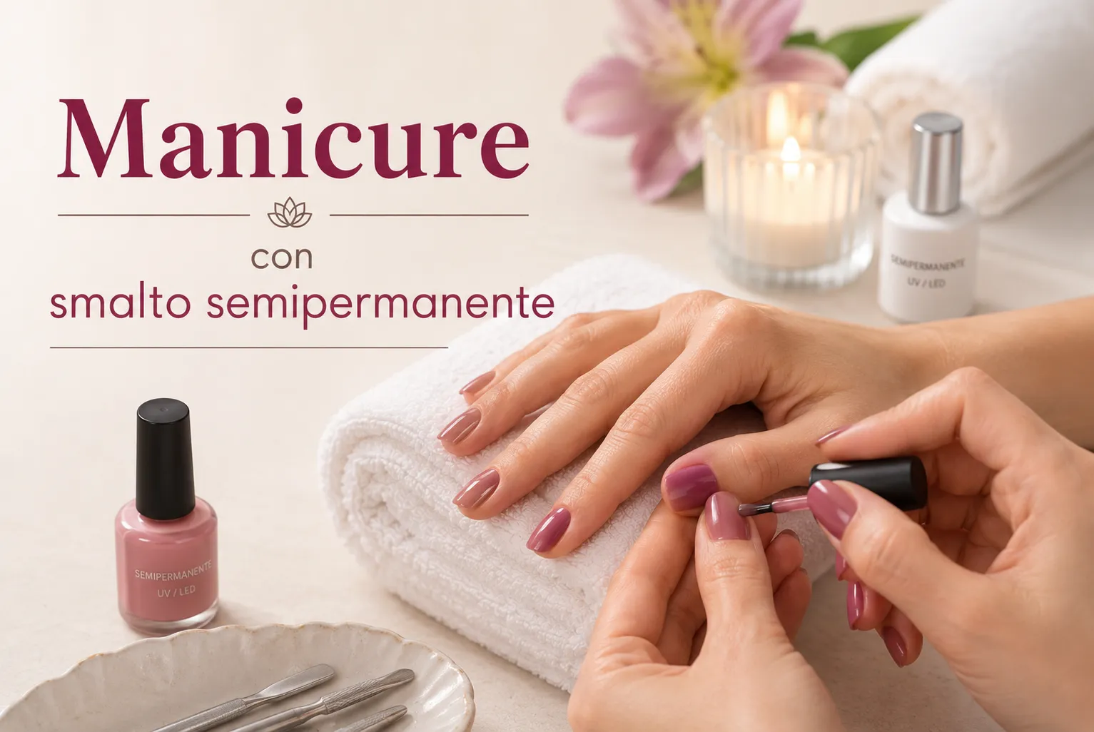 Applicazione smalto semipermanente